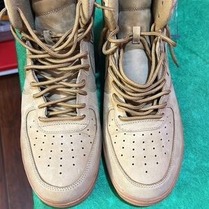 Nike Tan High-Top Sneakers $120